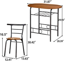 Load image into Gallery viewer, 3-Piece Dining Set Dining Table