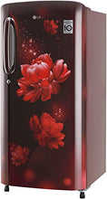Load image into Gallery viewer, LG 190 L 4 Star Inverter Direct-Cool Single Door Refrigerator (GL-B201ASCY, Scarlet Charm) - Home Decor Lo