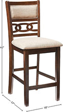 Load image into Gallery viewer, 5-Piece Round Counter Height Set with 1 Dining Table and 4 Chairs