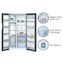 Load image into Gallery viewer, Bosch 655 L Frost Free Side-by-Side Refrigerator(KAN92LB35I, Black, Inverter Compressor) - Home Decor Lo