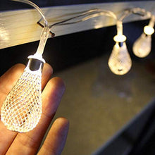 Load image into Gallery viewer, PESCA Decorative String Lights Metal Drop 3 Meter 16 Led Decoration Lights Warm White (Yellow) - Home Decor Lo