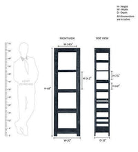 Load image into Gallery viewer, Balaji Furniture Wooden Book Shelves for Living Room | Open Bookcases with 4 Shelf | Sheesham Wood, Honey Finish - Home Decor Lo