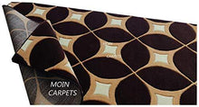 Load image into Gallery viewer, Moin Carpets Geometric Design Acrylic Wool Soft and Thick Carpet/Rug, 6 x 8 feet Carpet for Living Room/Home, (180 x 235 cms) Brown - Home Decor Lo