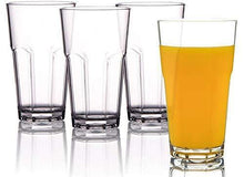 Load image into Gallery viewer, Ash & Roh® Water Glasses Tumbler Drinking Glasses for Juice Beer and Cocktail, Dishwasher Safe- 400 ml (4) - Home Decor Lo