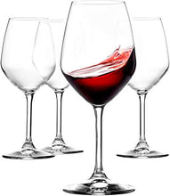 Load image into Gallery viewer, Ash & Roh Red Wine Glasses Crystal Clear Tableware Glass Pack of 4, 350 ml - Home Decor Lo