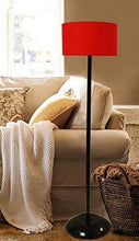Load image into Gallery viewer, BEVERLY STUDIO 12 INCHES Drum LAMP Shade Iron Floor LAMP (RED) - Home Decor Lo