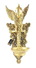 Load image into Gallery viewer, Two Moustaches Parrot Design Brass Wall Hanging Diya (Golden, Pack of 1) - Home Decor Lo