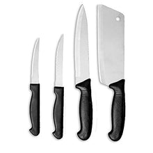 Load image into Gallery viewer, NNN Stainless Steel Knife Set for Kitchen with Chopping Board-Kitchen Knife Set with Chopping Board-Cleaver-Chopper-Chopping-Meat-Butcher-Knife for Kitchen- Knife Sharpener for Kitchen Best - Home Decor Lo