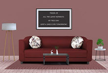 Load image into Gallery viewer, Adorn India Brisco 3 Seater Sofa (Maroon) - Home Decor Lo