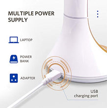 Load image into Gallery viewer, OPPLE 5W Led Desk Lamp, Flicker Free Table Lamp, Study Lamps, Rechargable & Long Battery Backup, 3 Levels Brightness Mode, Touch Control (White, Pack of 1)