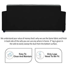 Load image into Gallery viewer, Adorn India Rio Highback 3-1-1 5 Seater Sofa Set (Black & Grey) - Home Decor Lo
