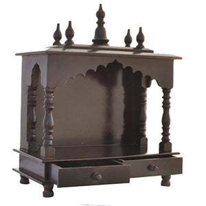 Jodhpur Handicrafts Wood Home Temple (20 x 12 x 24 inch, Beige) - Home Decor Lo