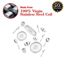 Load image into Gallery viewer, Classic Essentials Glory Stainless Steel Dinner Set, 61-Pieces, Silver - Home Decor Lo