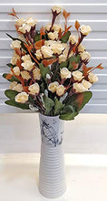 Load image into Gallery viewer, ARTSY® Artificial Flowers for Home Decoration Mini Rose Cream Bunch Pack of 2 (Combo) Dry Cut Finish| Small Size Bunch | VASE NOT Included | - Home Decor Lo