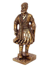 Load image into Gallery viewer, BHARAT HAAT Chhatrapati Shivaji Collectible Handicraft Small Art Idol - Home Decor Lo