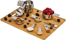Load image into Gallery viewer, Hudson Essentials Stainless Steel Measuring Cups and Spoons Set - 11 Piece Stackable Set - Home Decor Lo