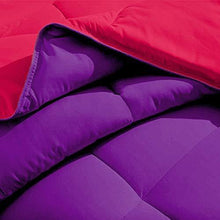 Load image into Gallery viewer, Omoroze Reversible Single Bed Quilt Comforter Blanket -Purple Pink(Soft Microfiber) - Home Decor Lo