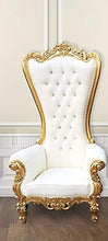 Load image into Gallery viewer, Made by TAYYABA ENTERPRISES New Modern Design Decor Custom Baroque Chair Set of 2 PCs in Velvet Cushioned Carved & Golden Mat Paint Finish Armrest Sofa Chair in Royal Look - Home Decor Lo