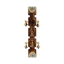 Load image into Gallery viewer, ExclusiveLane Dhokra and Warli Art Living Room Decorative Wall Candle Holder Set (8.4 cm x 15.2 cm x 30.5 cm, Brown, Set of 2) (EL-008-010) - Home Decor Lo