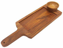 Load image into Gallery viewer, Ages Behind Wooden Tray 15" with Magnetic Bowl Wooden Tray Set for Serving - Home Decor Lo
