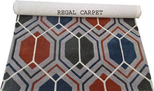 Load image into Gallery viewer, Regal Carpet Embossed Carved Handmade Tuffted Woollen Thick Geometrical Carpet for Living Room Bedroom Home Size 5 x 8 feet (150X240 cm) Charchole Grey Multi - Home Decor Lo