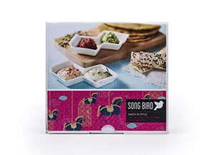 Songbird 2 Sauce Dip Set (Length : 126 mm, Bredth : 17 mm,Height : 50 mm) by HomeTown - Home Decor Lo