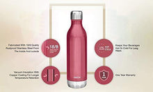 Load image into Gallery viewer, Milton Bliss 600 Thermosteel Water Bottle, 540 ml (Red) - Home Decor Lo