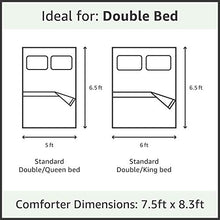 Load image into Gallery viewer, Amazon Brand - Solimo Microfibre Reversible Comforter, Double (Deep Purple and Ocean Blue, 200 GSM) - Home Decor Lo
