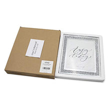 Load image into Gallery viewer, Afuly Glass Picture Frame 8x10 Silver Sparking Photo Frame for Wall Hanging and Tabletop Display - Home Decor Lo