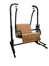 Load image into Gallery viewer, Kaushalendra Swing Chair with Stand for Single Person Iron Cushion Swings Jhula for Indoor use 150 kg Capacity - Home Decor Lo