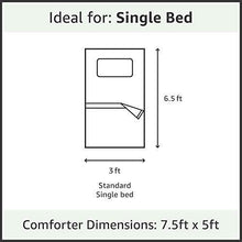 Load image into Gallery viewer, Amazon Brand - Solimo Microfibre Comforter, Single (White) - Home Decor Lo