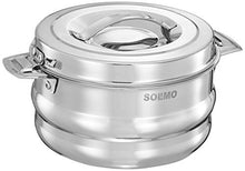 Load image into Gallery viewer, Amazon Brand - Solimo Galaxy Insulated Stainless Steel Serving Casserole with Lid (1.5L) - Home Decor Lo