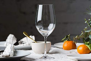 Ash & Roh® 400 ml Red and White Wine Glass | Party Glasses | Multi Purpose Wine Glass (Set of 4) - Home Decor Lo
