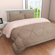 Load image into Gallery viewer, Clasiko Microfibre 300 TC Reversible Comforter (Tempting Taupe & Pretty Peach_King) - Home Decor Lo