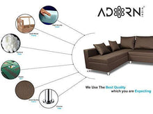 Load image into Gallery viewer, Adorn India Left Side Handle Straight Line L Shape Sofa (Camel Colour) - Home Decor Lo