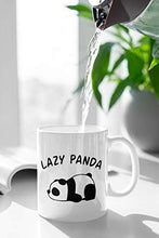 Load image into Gallery viewer, Capsula Clothing® Lazy Panda Premium Ceramic Coffee and Tea Gift Mug 350 ML 11 oz - Home Decor Lo