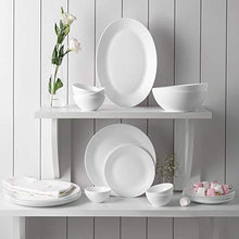 Load image into Gallery viewer, Larah By Borosil Orbit Series Opalware Dinner Set, 19 Pcs, White - Home Decor Lo