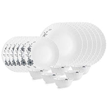 Load image into Gallery viewer, Cello Florid Vine Opalware Dinner Set, 18-Pieces, White - Home Decor Lo