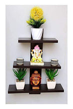 Load image into Gallery viewer, Amazing Shoppee Wall Shelves Shelf for Living Room Book Shelfs (3 Shelves) (Standard, Brown) - Home Decor Lo