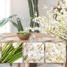 Load image into Gallery viewer, BOMAROLAN Artificial Orchid Silk Fake Flowers Faux Dancing Lady Orchids Stems Flower 10 Pcs Real Touch Home Office Party Hotel Yard Decoration Restaurant Patio Festive Furnishing(White) - Home Decor Lo