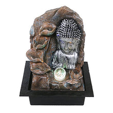 Load image into Gallery viewer, ChronikleBUDDHA POLYRESIN 4 Steps Water Fountain(Brown,Grey, 42CM X 30CM X cm) - Home Decor Lo
