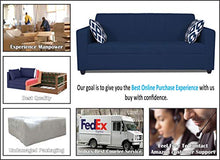 Load image into Gallery viewer, Adorn India Rio Highback 3-1-1 5 Seater Sofa Set (Blue) - Home Decor Lo