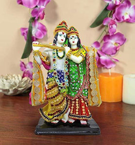 Radha Krishna Idol Statue Decorative Showpiece - Home Decor Lo