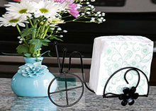 Load image into Gallery viewer, Barrels Rickshaw Shape Wrought Iron Paper Napkin Holder/Freestanding Tissue Dispenser for Kitchen Countertops, Dining, Picnic Table, Indoor & Outdoor - Home Decor Lo