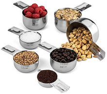 Load image into Gallery viewer, Hudson Essentials Stainless Steel Measuring Cups and Spoons Set - 11 Piece Stackable Set - Home Decor Lo