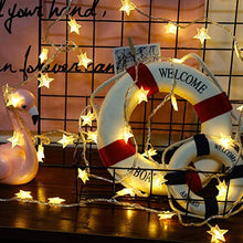 Load image into Gallery viewer, fizzytech 20 LED Star String Lights for Indoor Outdoor Home Party Decoration (Warm White, 3 m) - Home Decor Lo