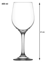 Load image into Gallery viewer, Crystalware Goblet 400 ml Wine Glass: Set of 2 - Home Decor Lo