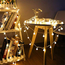 Load image into Gallery viewer, Ascension 20 Bulb String Rice Fairy Lights for Home and Outdoor Ball Shaped Water Resistant (3 m, Warm White)