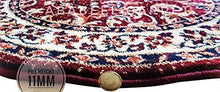 Load image into Gallery viewer, Ababeel Carpet Floral Persian Rug (Maroon, Acrylic Wool, 3 X 3 Feet) - Home Decor Lo