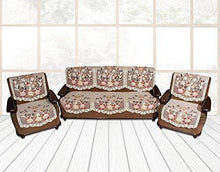 Load image into Gallery viewer, Yellow Weaves 5 Seater Sofa Cover Set with 1 Center Table Cover - Home Decor Lo